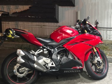 Carénage Moto Honda CBR250RR 2017-2022 - Rouge Noir Mat Vendre