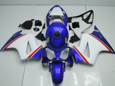 Carénages Moto Honda VFR 800 2002-2013 - Blanc Bleu Rouge Vendre
