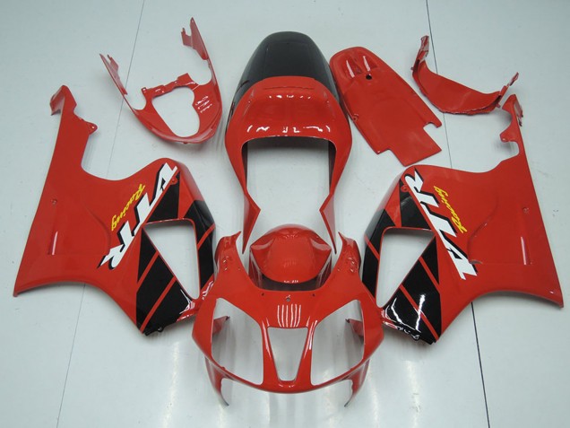 Kits Carénage Moto Honda VTR1000 2000-2006 - Rouge Noir Brillant Bande