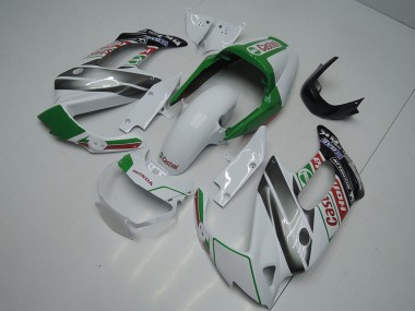Carénages Moto Honda VTR1000F 1997-2005 - Blanc Vert Noir Brillant Castrol Vendre