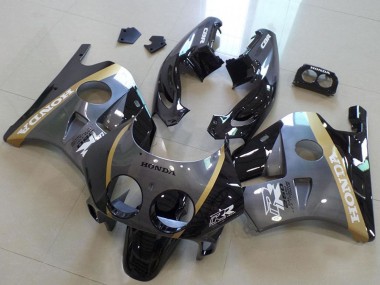 Carénages Moto Honda CBR250RR MC22 1990-1998 - Gris Or Noir Brillant Vendre