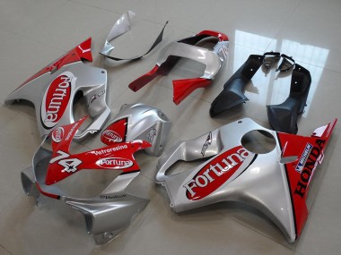 Carénages Moto Honda CBR600 F4i 2001-2003 - Argent Rouge Fortuna Vendre