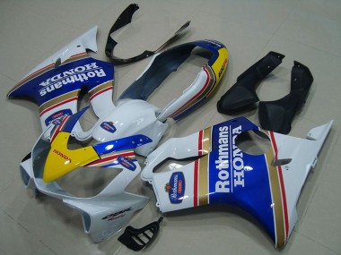 Carénages Moto Honda CBR600 F4i 2004-2007 - Blanc Bleu Jaune Rothmans Vendre