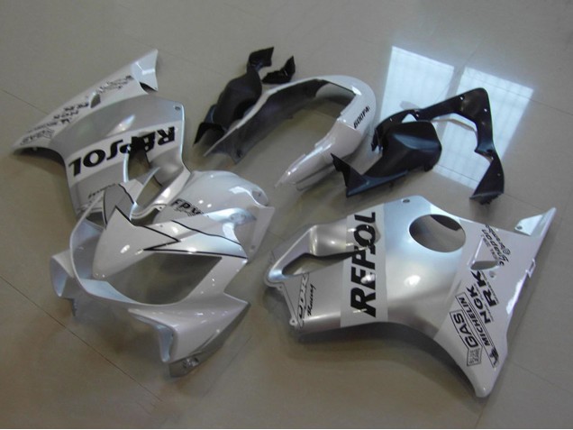Carénages Moto Honda CBR600 F4i 2004-2007 - Blanc Argent Noir Repsol