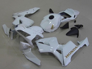 Carénages Moto Honda CBR600RR 2003-2004 - Blanc Or Décalque Vendre