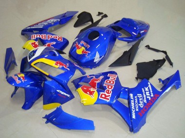 Carénages Moto Honda CBR600RR 2005-2006 - Bleu Jaune Red Bull Vendre