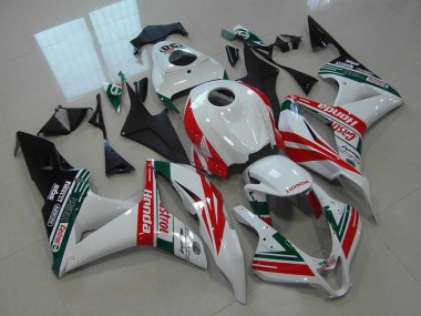 Carénages Moto Honda CBR600RR 2007-2008 - Blanc Rouge Vert Noir Brillant Castrol 38 Vendre