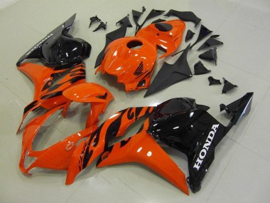 Carénage Moto Honda CBR600RR 2009-2012 - Orange Noir Brillant Vendre