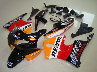 Carénages Moto Honda CBR900RR 919 1998-1999 - Orange Blanc Rouge Noir Brillant Repsol Vendre