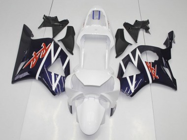 Carénages Moto Honda CBR900RR 954 2002-2003 - Bleu Foncé Blanc Vendre