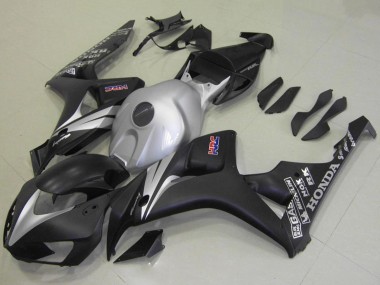 Kits Carénage Moto Honda CBR1000RR 2006-2007 - Argent Noir Mat Vendre