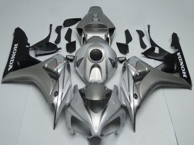 Carénage Moto Honda CBR1000RR 2006-2007 - Argent Noir Mat Vendre
