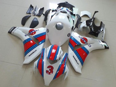 Carénages Moto Honda CBR1000RR 2008-2011 - Blanc Rouge Bleu Clair Martini 3 Vendre