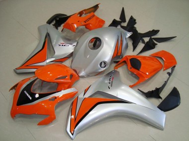 Carénages Moto Honda CBR1000RR 2008-2011 - Argent Orange Noir Brillant Vendre