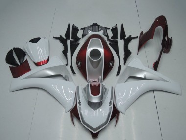 Carénages Moto Honda CBR1000RR 2008-2011 - Blanc Argent Rouge Marron Vendre