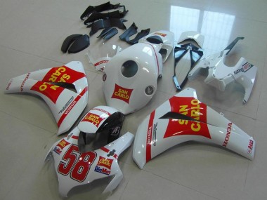 Carénages Moto Honda CBR1000RR 2008-2011 - Blanc Rouge Jaune San Carlo 58 Vendre
