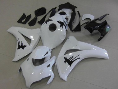 Carénages Moto Honda CBR1000RR 2008-2011 - Blanc Noir Spécial Décalque Vendre