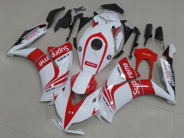 Carénages Moto Honda CBR1000RR 2012-2016 - Blanc Rouge Noir Supreme Vendre