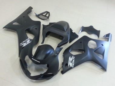 Carénages Moto Suzuki GSXR 1000 2000-2002 - Noir Mat Argent Décalque Vendre