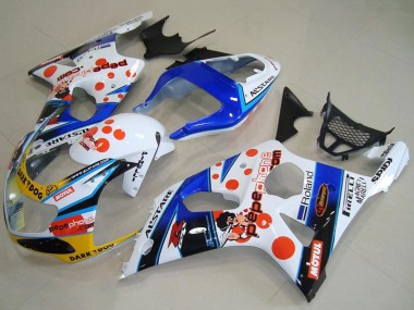 Carénages Moto Suzuki GSXR 1000 2000-2002 - Blanc Bleu Rouge Jaune Noir Dark Dog Motul Pepe Phone Vendre