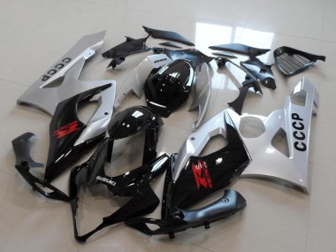Kits Carénage Moto Suzuki GSXR 1000 2005-2006 - Argent Noir Rouge Vendre