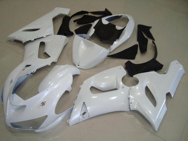 Carénages Moto Kawasaki ZX6R 2005-2006 - Blanc Perle Vendre