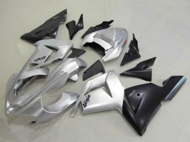 Carénage Moto Kawasaki ZX10R 2004-2005 - Argent Noir Ninja Vendre