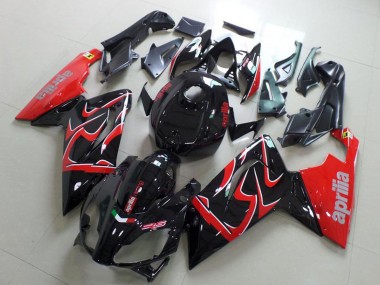 Carénage Moto Aprilia RS125 2006-2011 - Noir Brillant Rouge Vendre