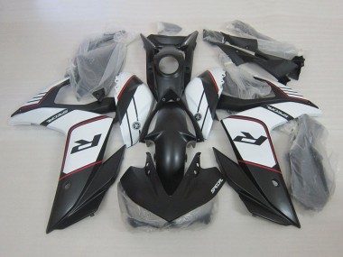 Carénages Moto Yamaha YZF R3 2015-2018 - Blanc Noir Mat Vendre