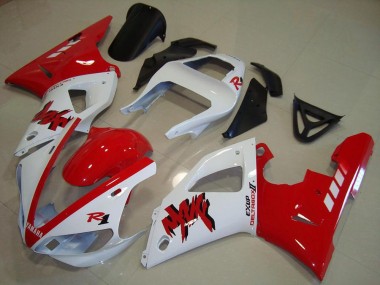 Carénage Moto Yamaha YZF R1 2000-2001 - Blanc Rouge Vendre