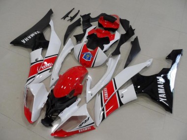 Kits Carénage Moto ABS Yamaha YZF R6 2008-2016 - Blanc Rouge Noir Brillant Vendre