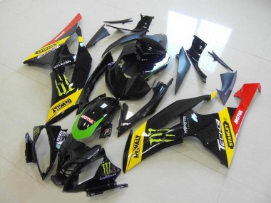Carénage Moto Yamaha YZF R6 2008-2016 - Jaune Rouge Noir Brillant Vert Monstre Motul Vendre