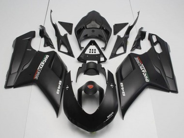 Carénages Moto Ducati 848 2007-2014 - Noir Mat Corse Vendre