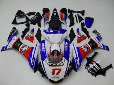 Carénages Moto Yamaha YZF R1 2015-2019 - Blanc Bleu Rouge Noir Vert Monstre Vendre