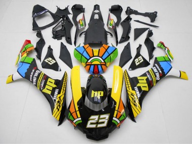 Carénages Moto Yamaha YZF R1 2015-2019 - Jaune Rouge Bleu Vert HP Roue Chromatique 23 Vendre