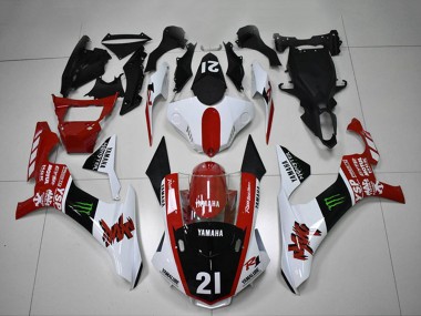 Carénages Moto Yamaha YZF R1 2015-2019 - Blanc Rouge Noir Brillant Vert Monstre Motul YSP Vendre