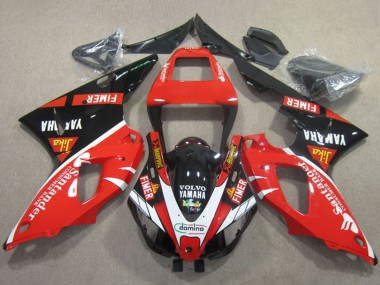 Carénages Moto Yamaha YZF R1 1998-1999 - Rouge Blanc Noir Santander Vendre