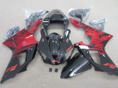Carénages Moto Yamaha YZF R1 2000-2001 - Rouge Noir Brillant Vendre