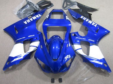 Carénages Moto Yamaha YZF R1 2002-2003 - Bleu Blanc Vendre