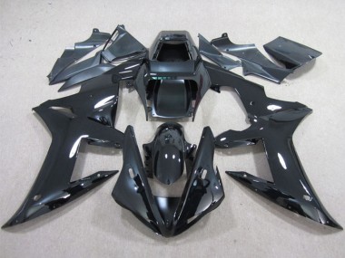 Carénages Moto Yamaha YZF R1 2002-2003 - Noir Brillant Plaine Vendre