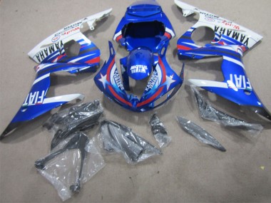 Carénages Moto Yamaha YZF R1 2002-2003 - Blanc Bleu Rouge Motul Fiat Vendre