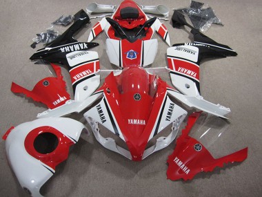 Carénage Moto Yamaha YZF R1 2007-2008 - Blanc Rouge Noir Brillant Vendre