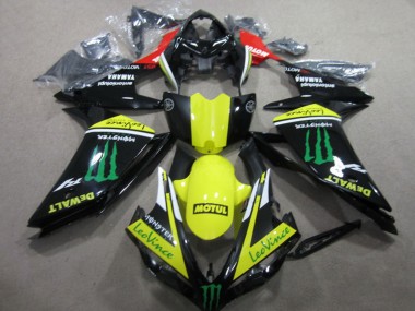 Carénages Moto Yamaha YZF R1 2007-2008 - Rouge Jaune Noir Vert Monstre Motul Leovince Vendre