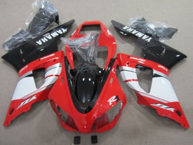 Carénages Moto Yamaha YZF R1 2009-2011 - Rouge Blanc Noir Vendre