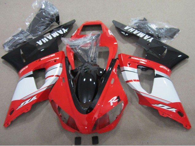 Carénages Moto Yamaha YZF R1 2009-2011 - Rouge Blanc Noir