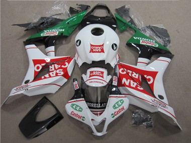 Carénage Moto Honda CBR600RR 2007-2008 - Blanc Rouge Vert San Carlo Vendre