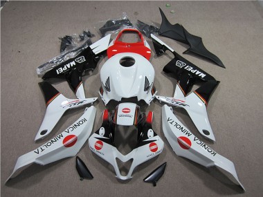 Carénages Moto Honda CBR600RR 2007-2008 - Blanc Rouge Noir Brillant Konica Minolta MAPEI Vendre