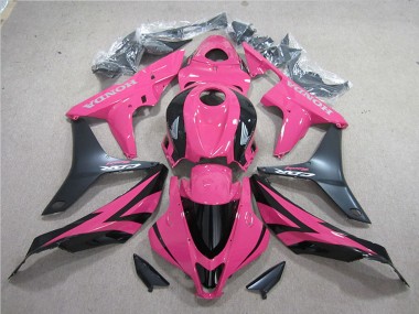 Kits Carénage Moto Honda CBR600RR 2007-2008 - Rose Noir Mat Vendre