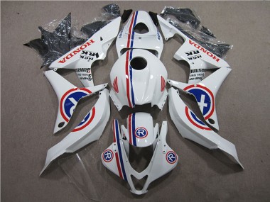 Carénages Moto Honda CBR600RR 2007-2008 - Blanc Bleu Rouge R Vendre