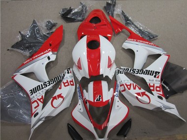 Carénages Moto Honda CBR600RR 2007-2008 - Blanc Rouge Pramac Bridgestone Vendre
